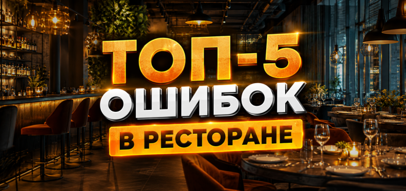 Топ-5 ошибок в ресторане, которые отпугивают гостей
