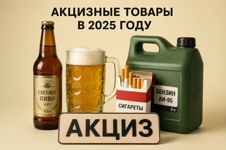 Какие акцизы в 25 году